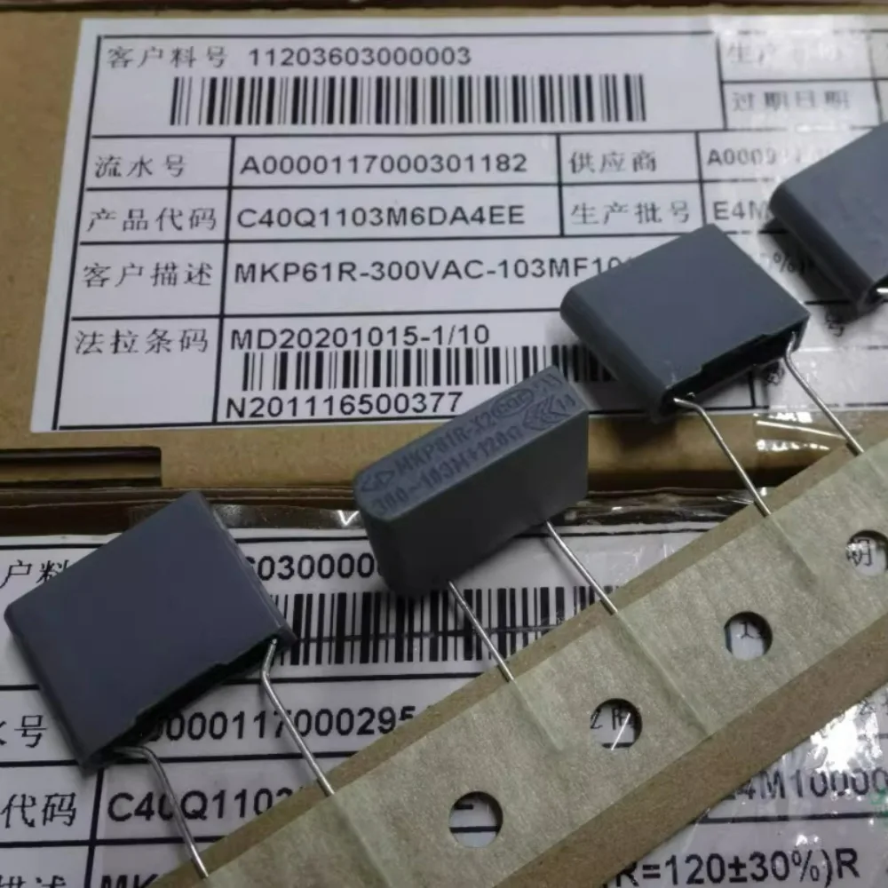 10pcs/lot Fara MKP61R arc extinguisher 0.01uf/120W/300vAC 103MF10 (R=120±30%) RC module surge suppressor C40Q1103M6DA4E