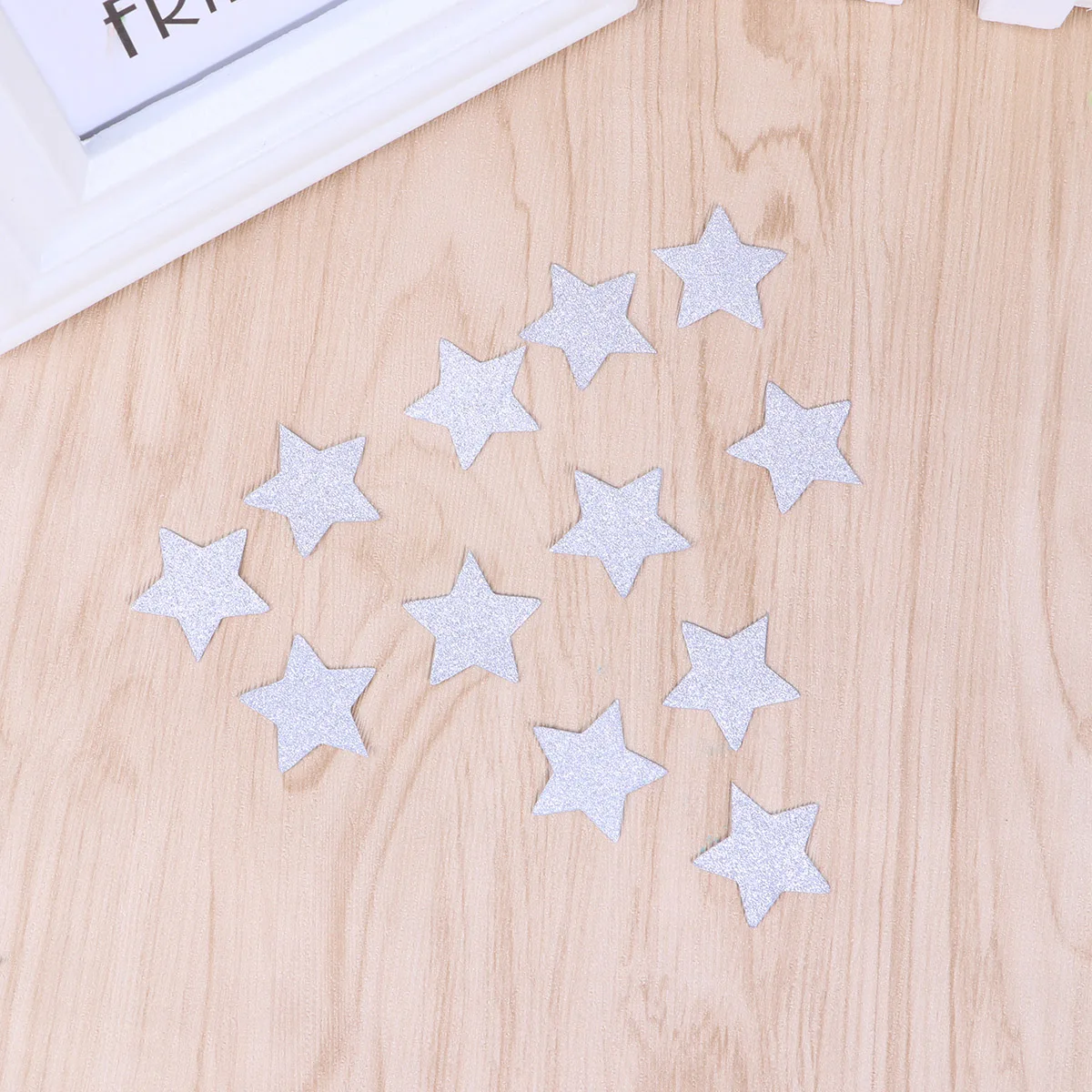 

100 Pcs Glitter Confetti Wedding Birthday Party Decoration Star Shape Sequins Silver Bride Celebration Supplies