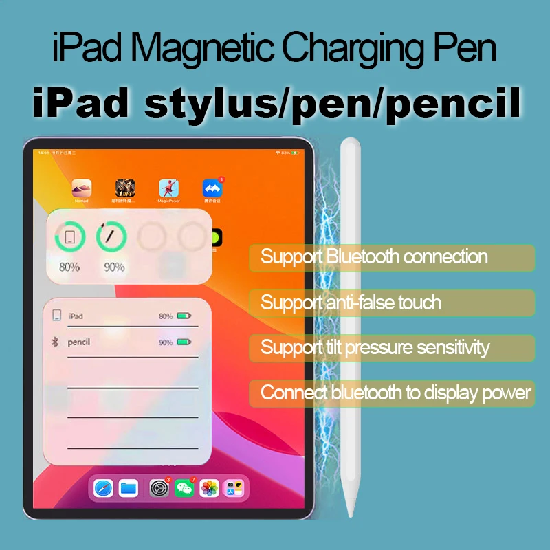 

Apple pencil capacitance Bluetooth wireless charging magnetic pen touch screen stylus for ipad pro air mini apple accessories