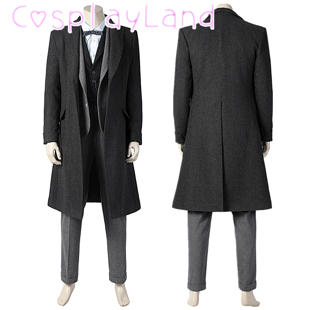 Halloween Carnival Fantastic 3 Secrets Newt Cosplay Scamander Costume Magical School Wizard Outfit Men Suit Winter Coat Jacket