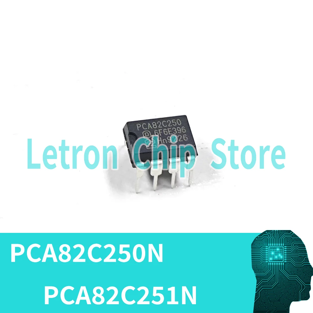 10PCS PCA82C250N DIP8 PCA82C250 PCA82C251N PCA82C251 DIP-8 DIP new and original Can Transceiver Chip IC