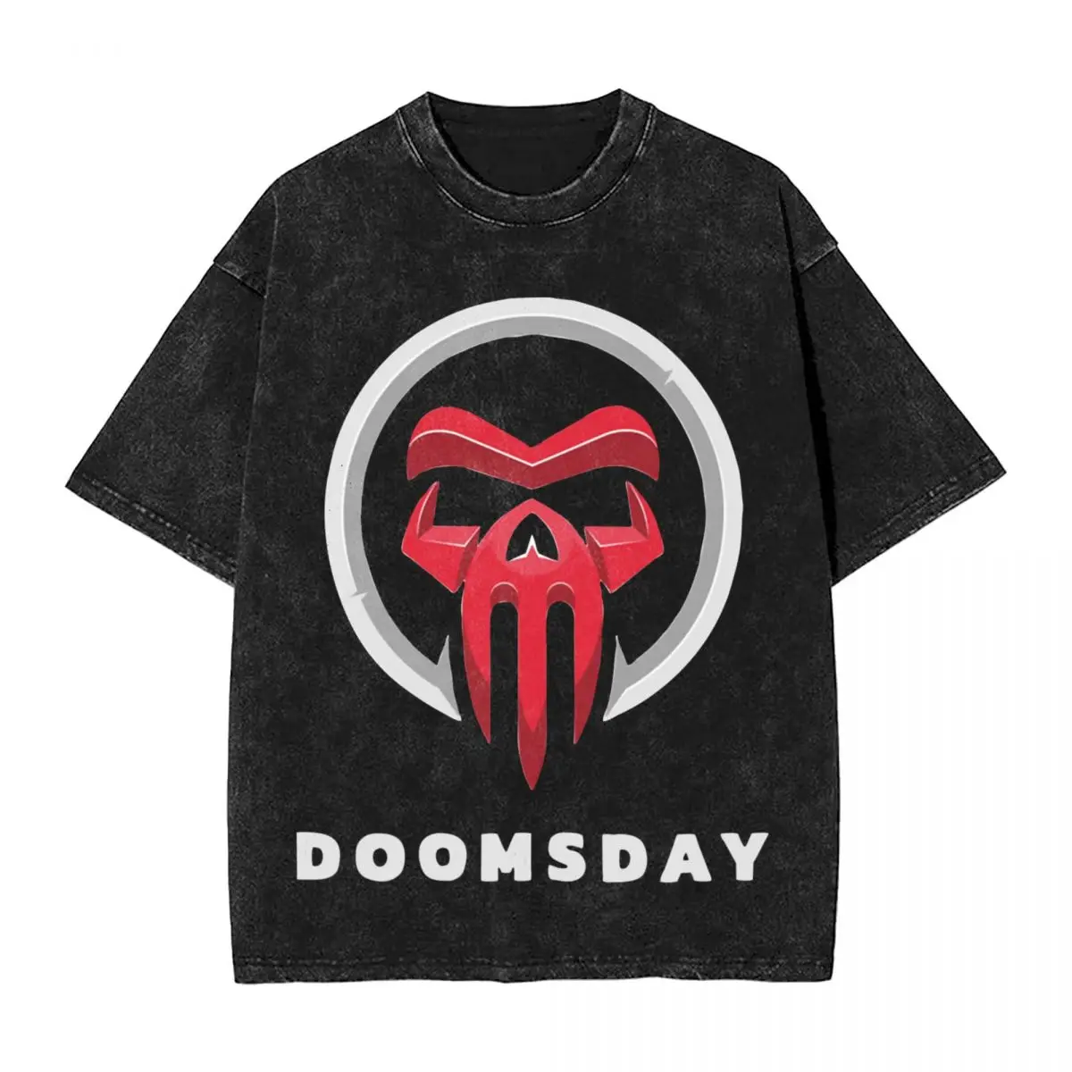 Washed T Shirt Music Retro Mf Doom Madvillain Madlib T-Shirts Harajuku Streetwear 100% Cotton Summer Tops Men Women Tees