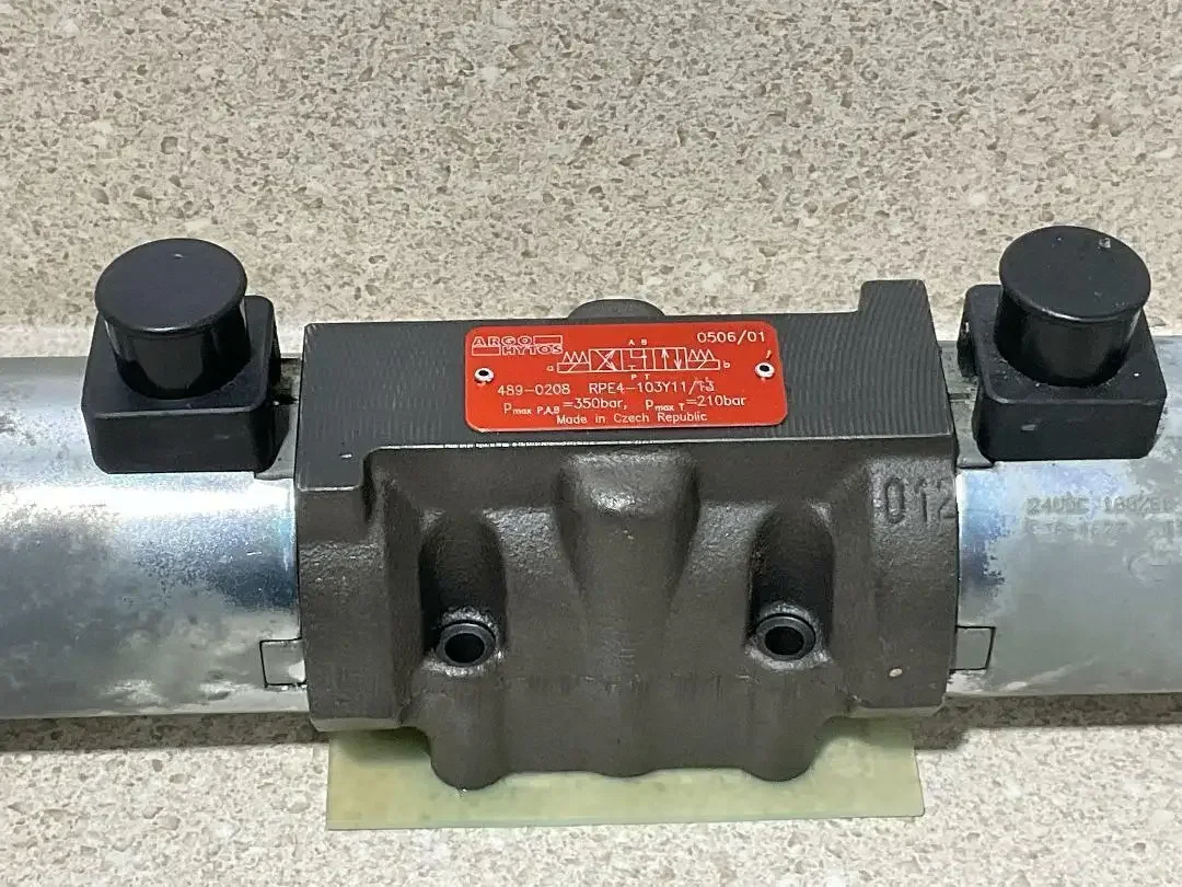 Argo Hytos RPE4-103L21/12060E5 RPE4-103C11/02400E1 Valvola di controllo direzionale 24 V CC 350 Bar RPE4-103Y11 RPE4-102H51/12060E5