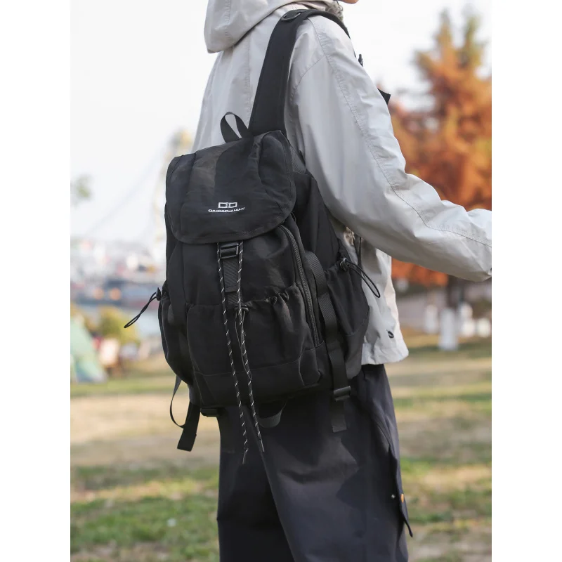 

Women's lightweight versatile backpack with a unique design, niche Korean-style backpack for girls, large capacity for hiking, m