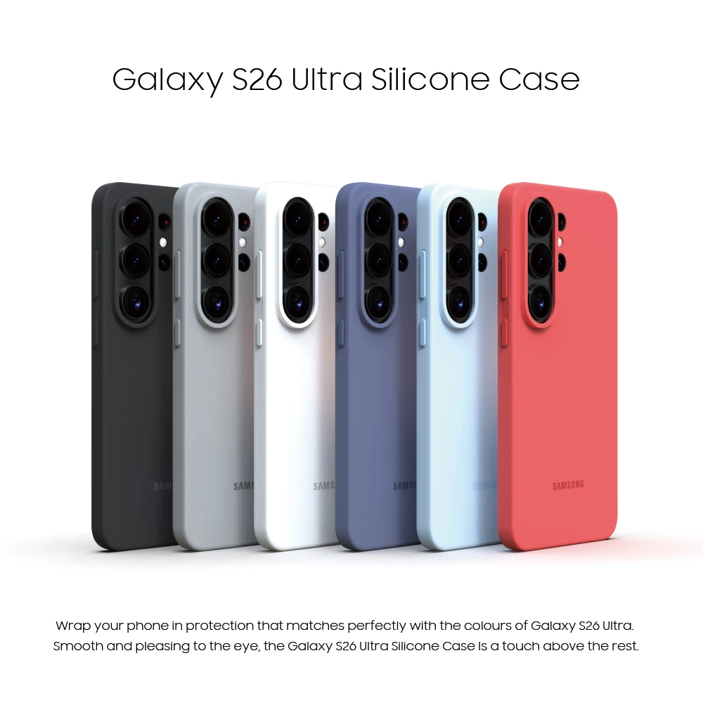 Oryginalne etui do Samsung Galaxy S26 Ultra, wysokiej jakości miękka silikonowa obudowa, osłona i pudełko na Samsung Galaxy S26 U. — zdjęcie produktu 3