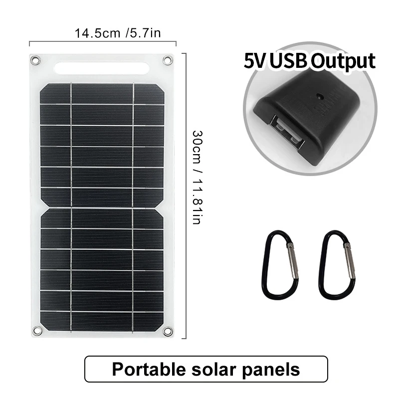 35W Max Tragbare Solar Panel 5V Solar Platte Mit USB Sicher Stabilisieren Ladegerät ForPower Bank Telefon Outdoor Camping hause RV Geschenk