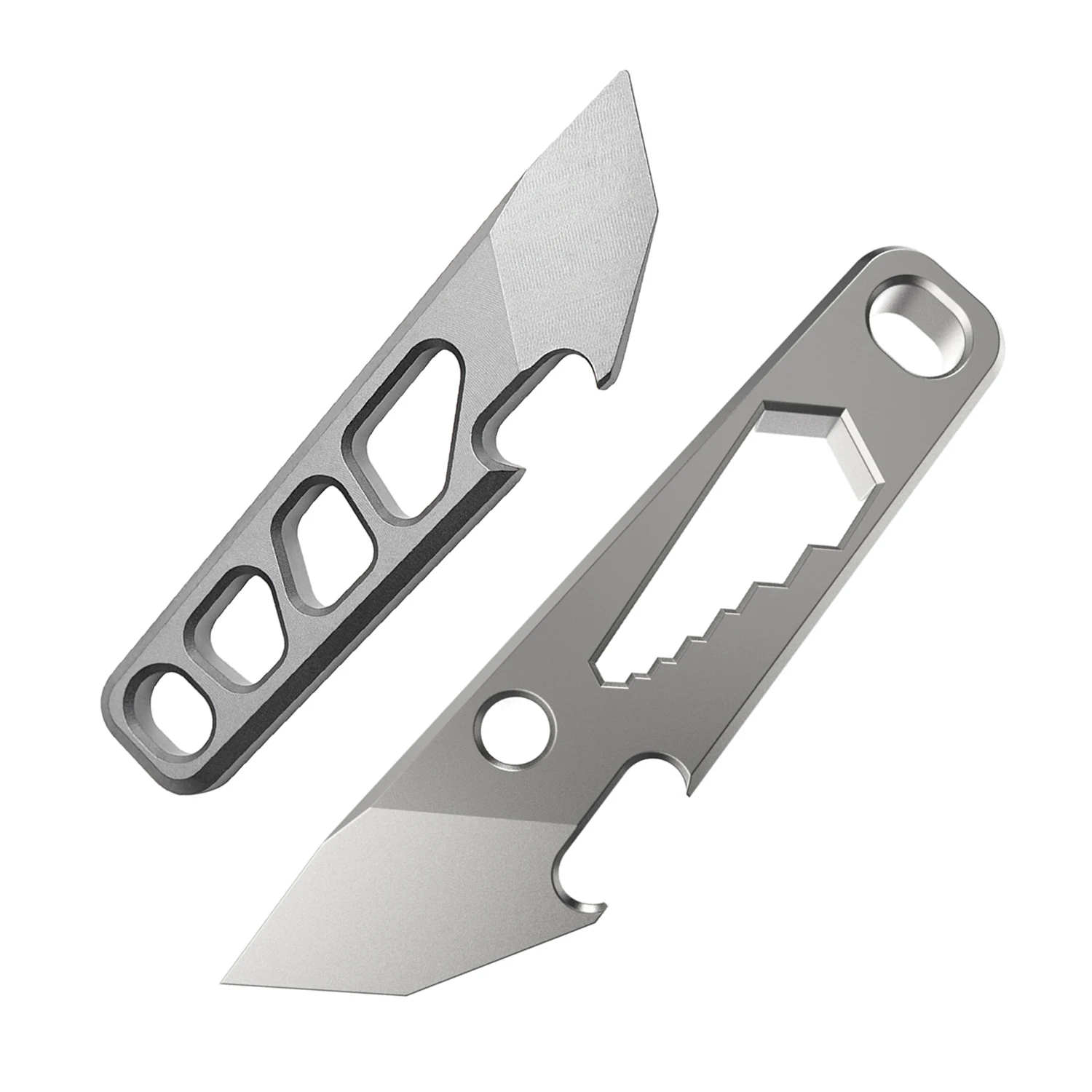 

Titanium alloy small pry bar, outdoor portable bottle opener