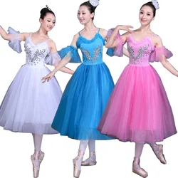 Witte Zwaan Meer Balletkleding Kostuums Volwassen Romantische Schotel Balletjurk Meisjes Vrouwen Klassiek Ballet Tutu Danskleding Pak