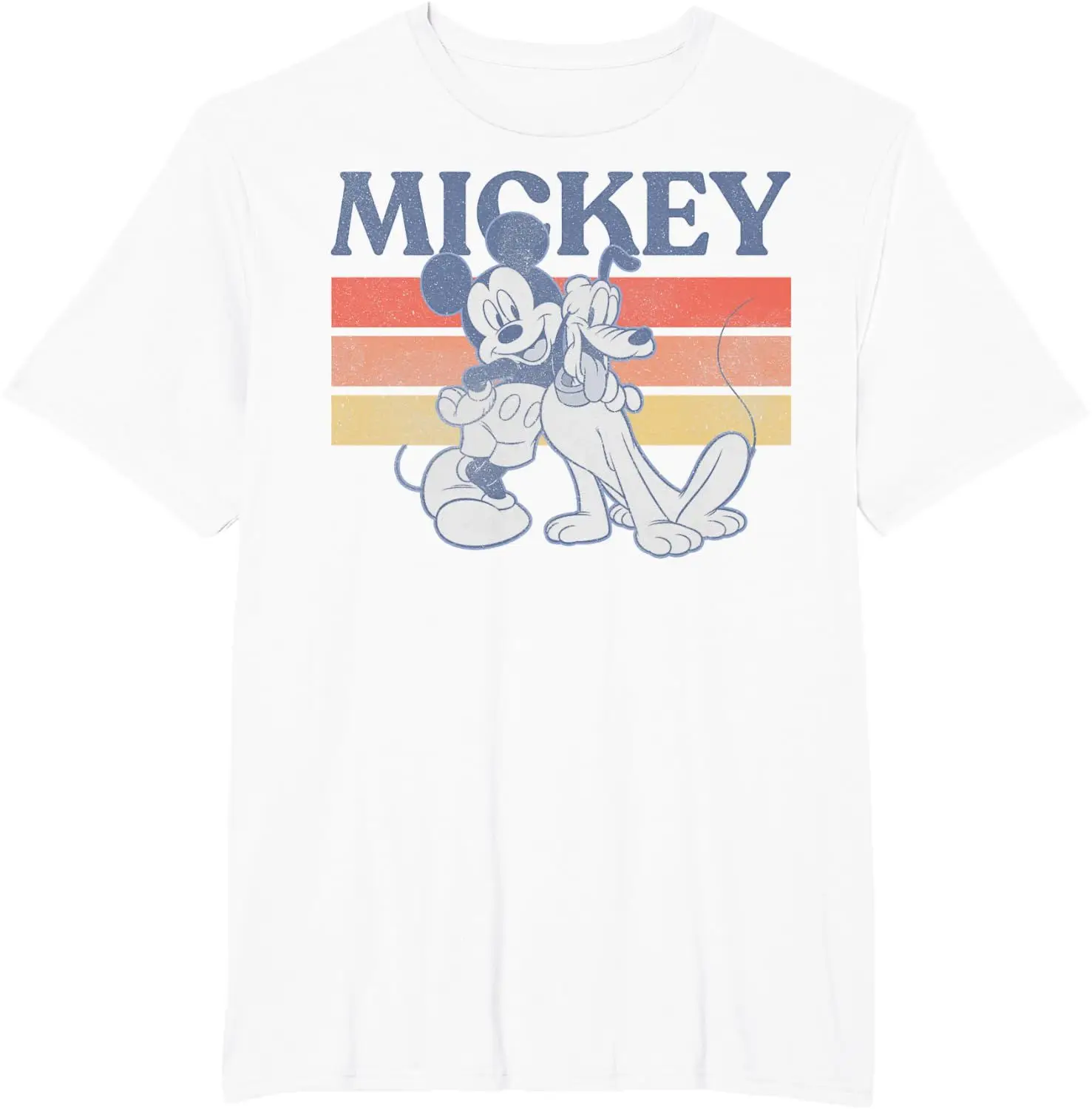 

Disney Mickey Mouse Friend Silhouette Summer Loose Comfortable Casual T-shirt Family Outfit Men's and Women's Short Sleeves