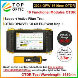 OFW-ミニOTDRオプティカルリフレクター,OTDR, 1610nm,20db,アクティブファイバー,ライブテスター,光反射率計,タッチスクリーン,Opm,VFL,IOLA,アップグレード,2022