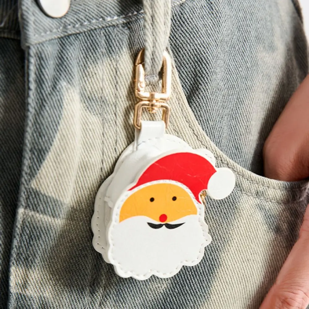 تغيير حقيبة لطيف بو الجلود المفاتيح سانتا كلوز ندفة الثلج هالوين قلادة سستة اليقطين عيد الميلاد قلادة حقيبة التخزين الصغيرة
