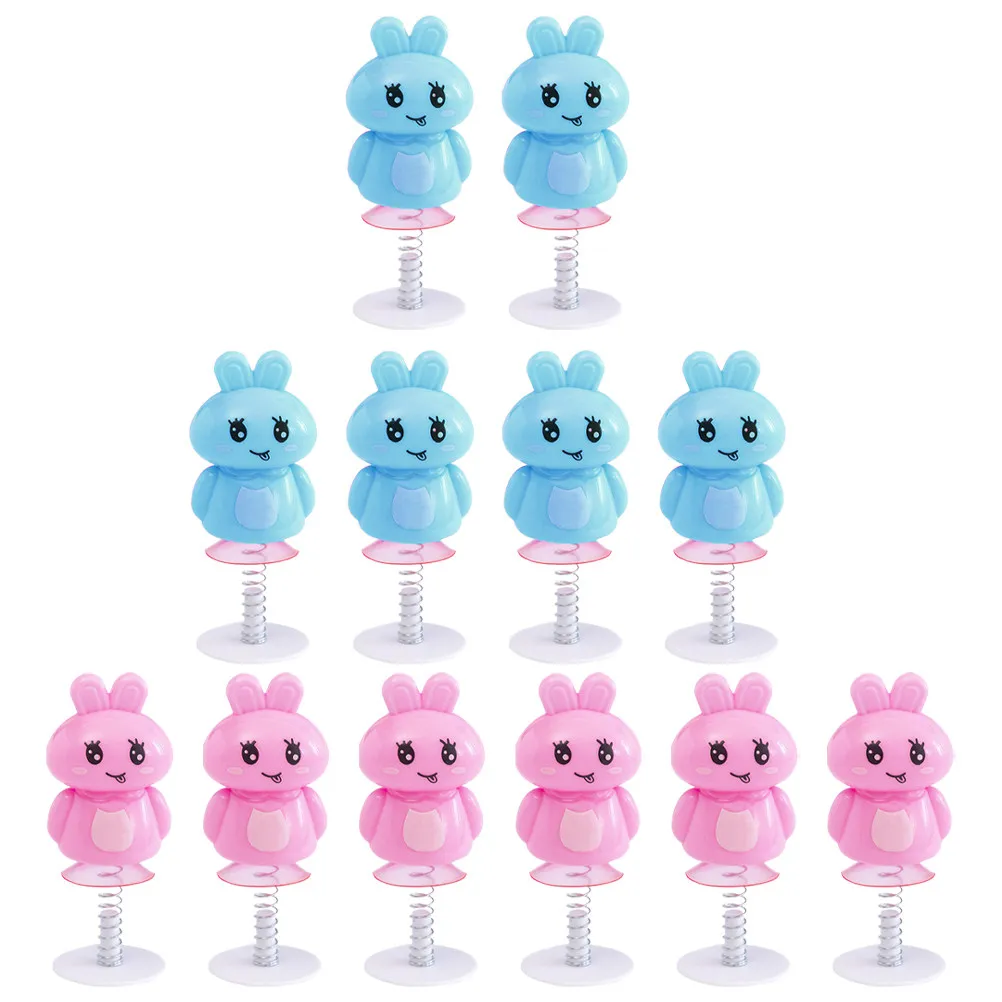 

Набор из 12 веселых прыгающих игрушек-кроликов для детей: мультяшные настольные зайчики для развивающих игр