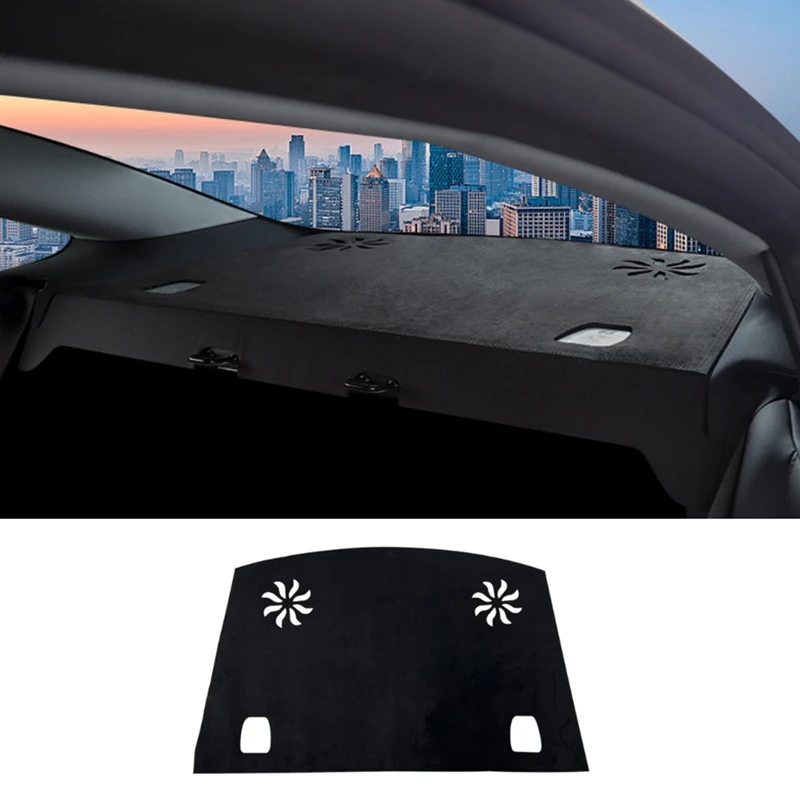 Rear Window Non-Slip Mat For Tesla Model 3 Highland 2024 Sunshield Protector Mat Cover Interior Parts