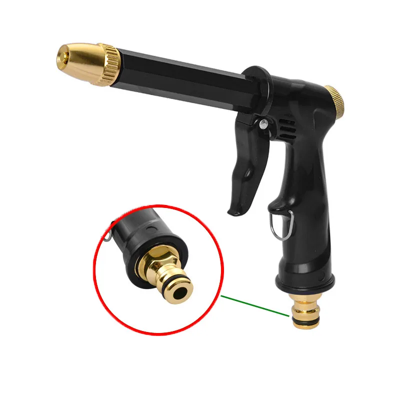 Pistola de riego de alta presión para lavado de coches, boquilla de riego por aspersión de jardín, plantas, rociador de limpieza de césped