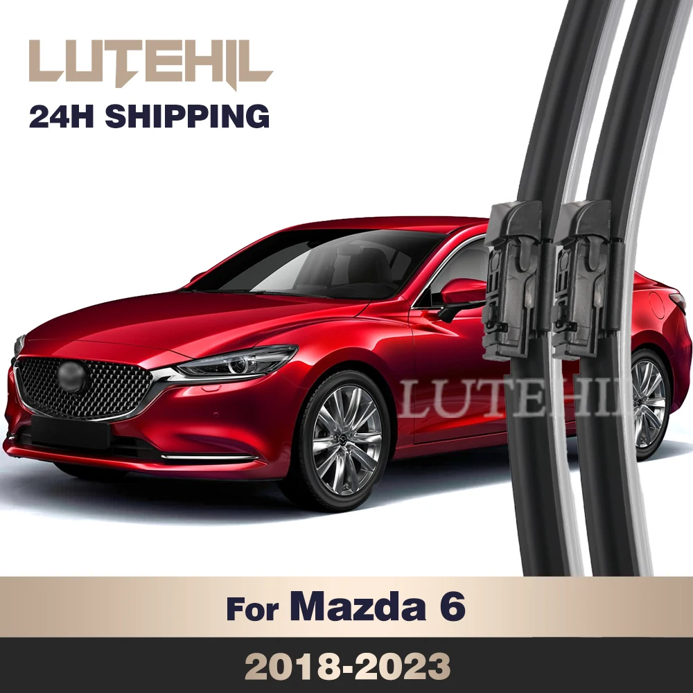 

For Mazda 6 2018-2023 2019 2020 2021 2022 Wiper Front Wiper Blades Windshield Windscreen Window Brush 24"+18"