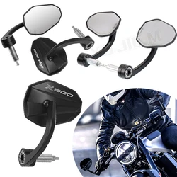 가와사키 NINJA500 Z500 NINJA 500 Z 500 오토바이 바 엔드 미러, 7/8 인치 22mm 핸들 바 백미러