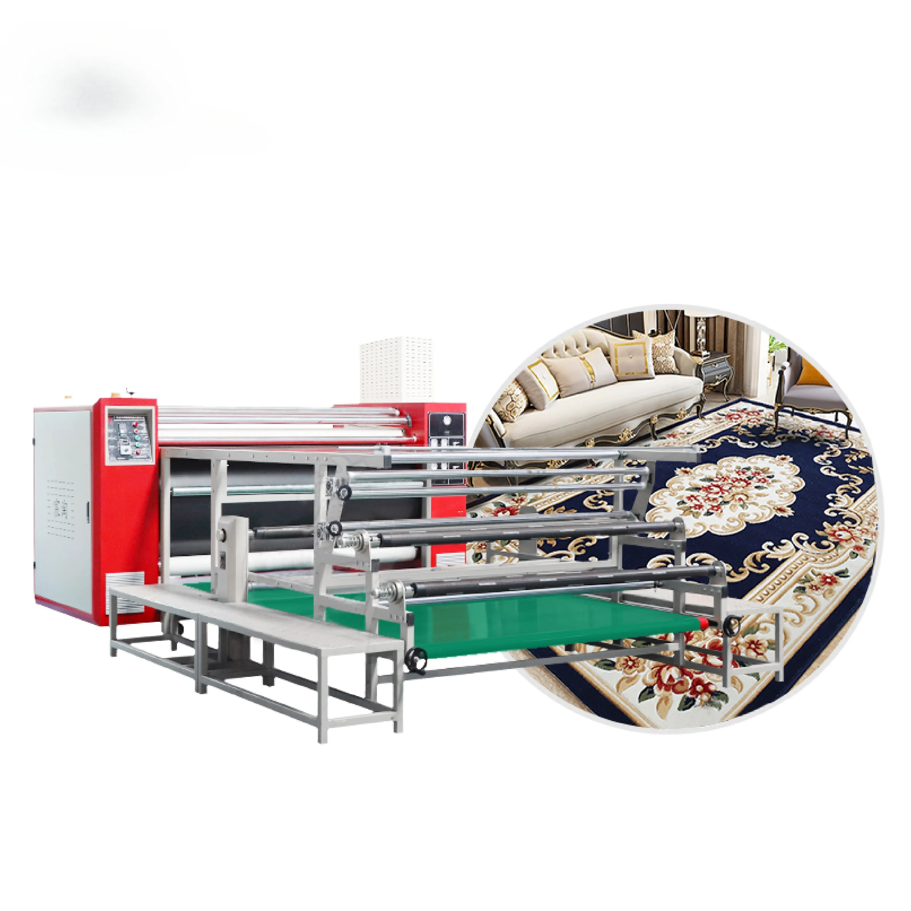 Roll To Roll High Transfer Effect 200/377/420/600/800/1000 Diameter Sublimation Heat Press Machine For Textile Sport ware