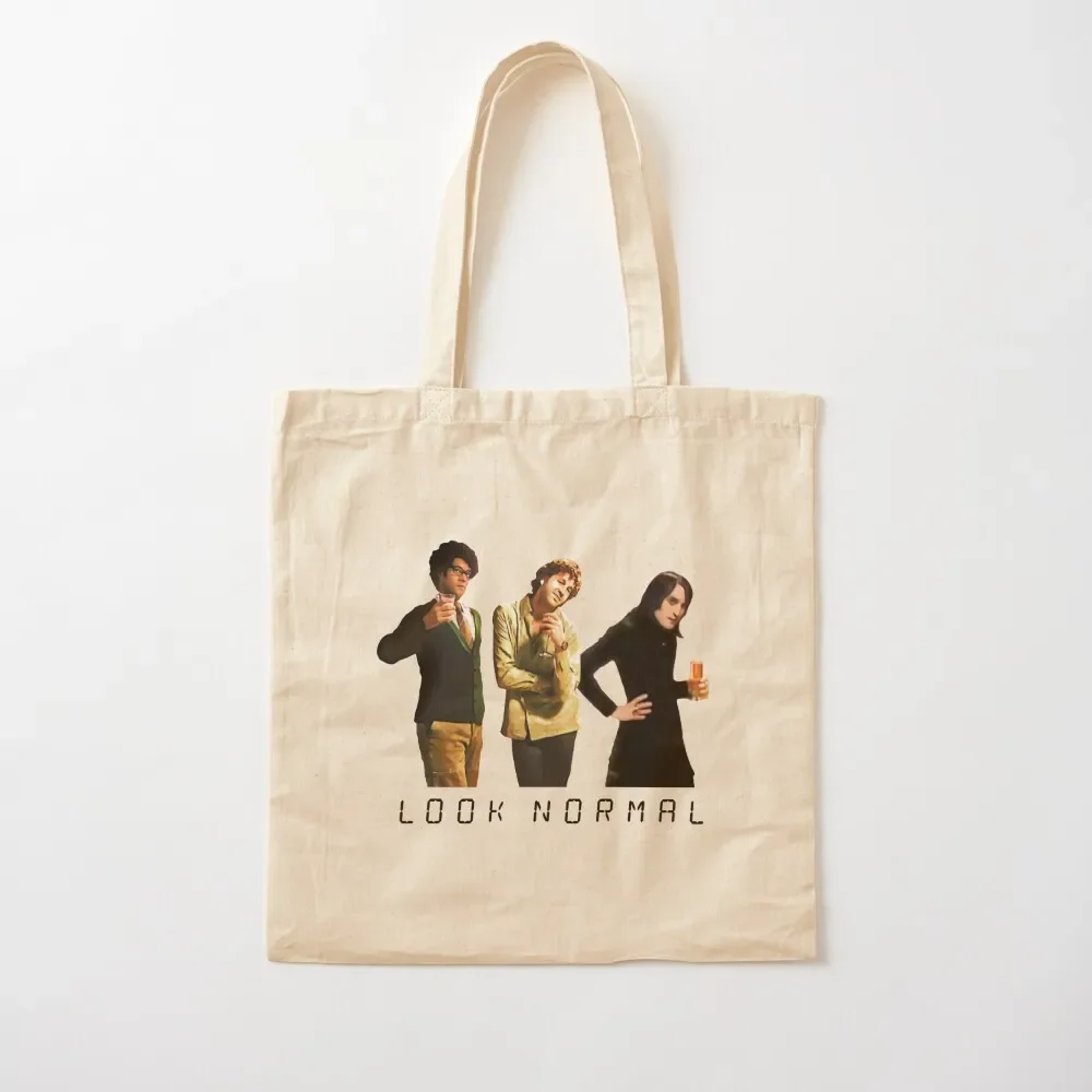 Look Normal - The IT Crowd Tote Bag supermarket folding bag Eco bag bags woman 2025