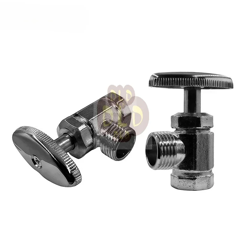 1/2 * 1/2 internal and external thread globe zinc alloy angle valve