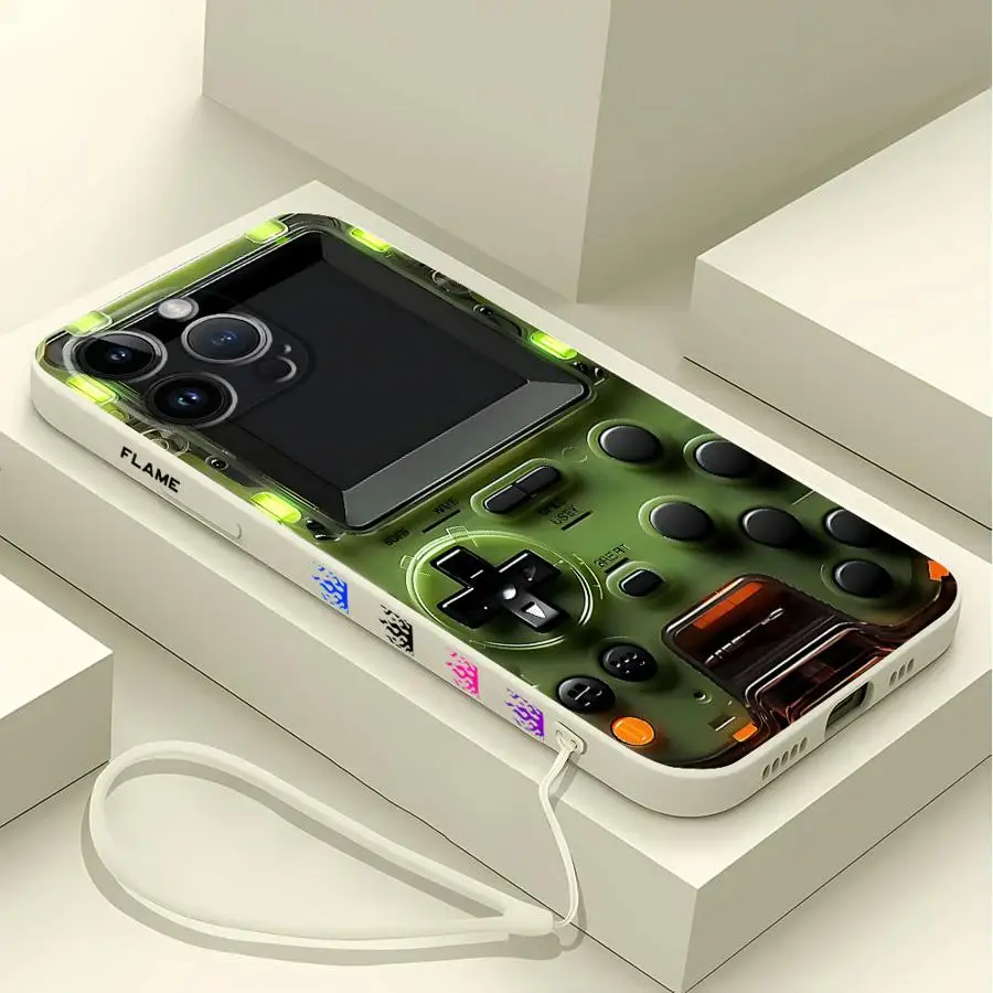 حافظة لهاتف آيفون 11 12 13 14 15 16 Pro Max XR XS 7 8 SE 15 Plus 13 غطاء صغير