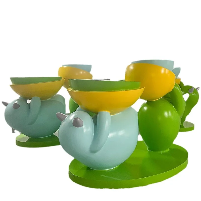 

Fiberglass, flower pot sculpture, shopping mall flower ornaments, outdoor cartoon ornaments