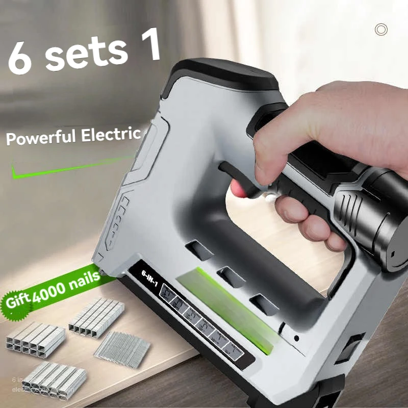 Wooden Frame Stapler, Pneumatic Nail Gun, Furniture Pneumatic Gun