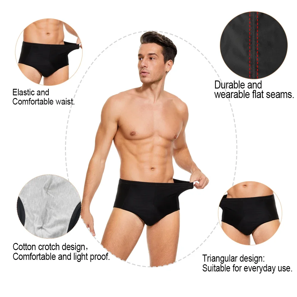 SEXYWG Hip Enhancer Panties With Pads for Men Butt Lifting Shapewear Push Up Body Shaper Slimming Briefs