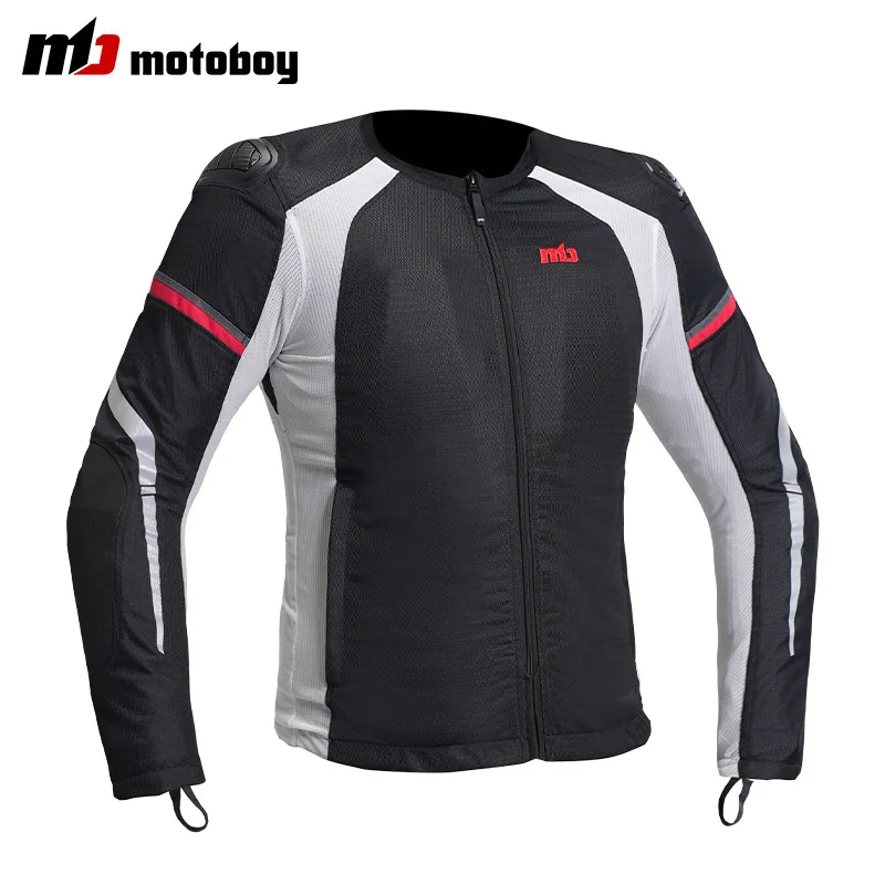 

Summer Motorcycle Jacket Men Motorbike Riding Jacket Motocross Jacket Breathable Mesh Motorcycle Protection