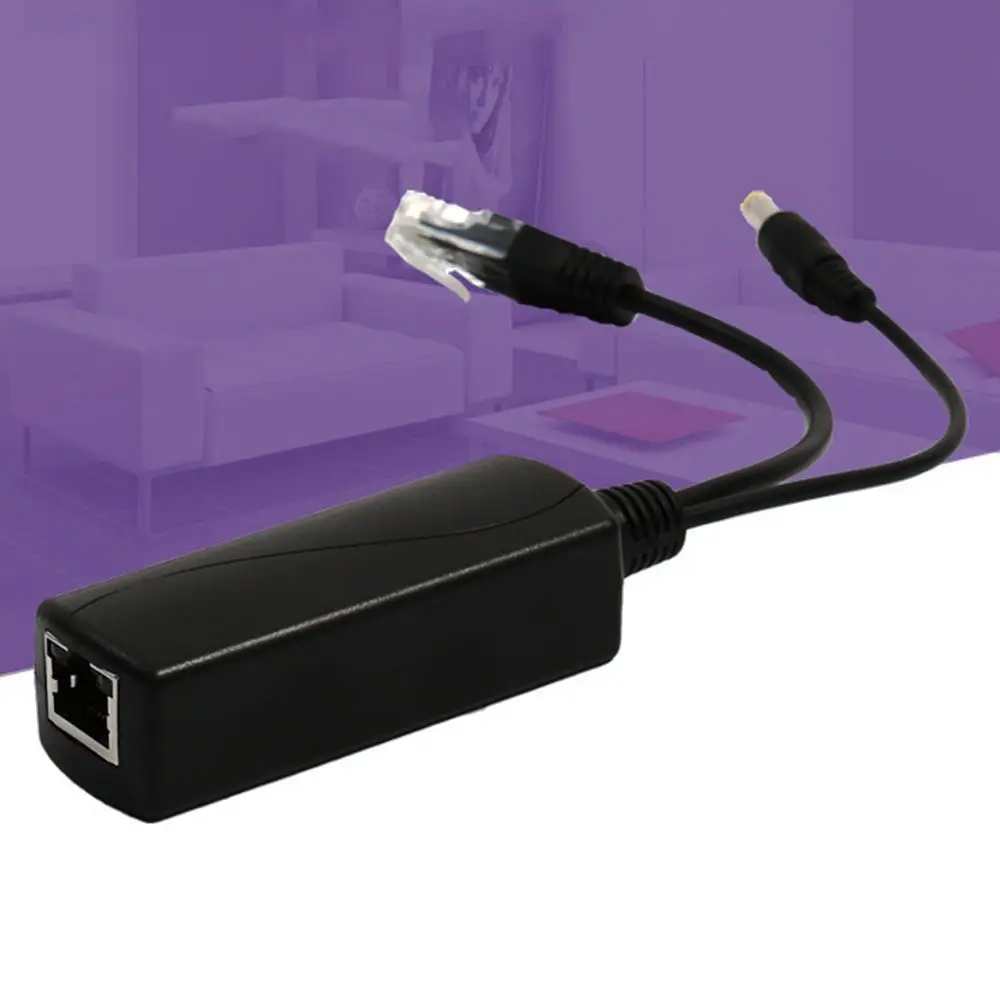 Anti-interference POE Standard Type Camera IEEE802.3AF/AT Connector POE Switch Ethernet Adapters Active POE Splitter