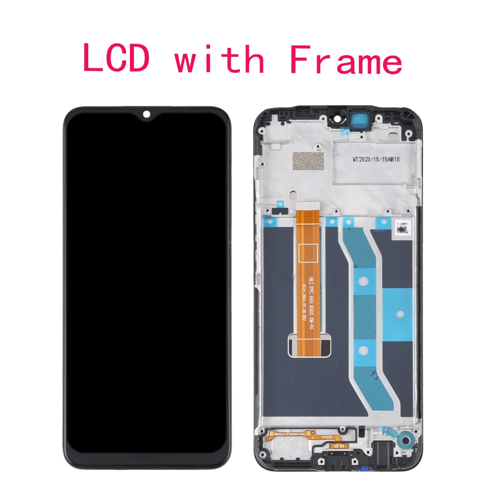 For Realme Note 50 RMX3834 LCD Display Touch Screen Digitizer Glass Panel