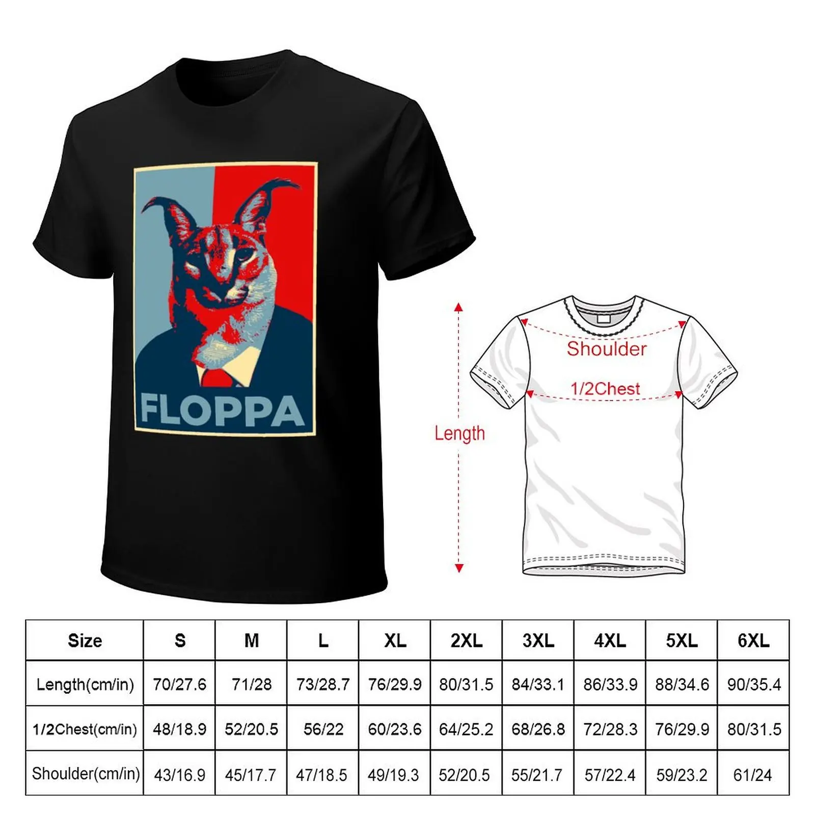 Big floppa T-Shirt graphic t shirts for man T-Shirt
