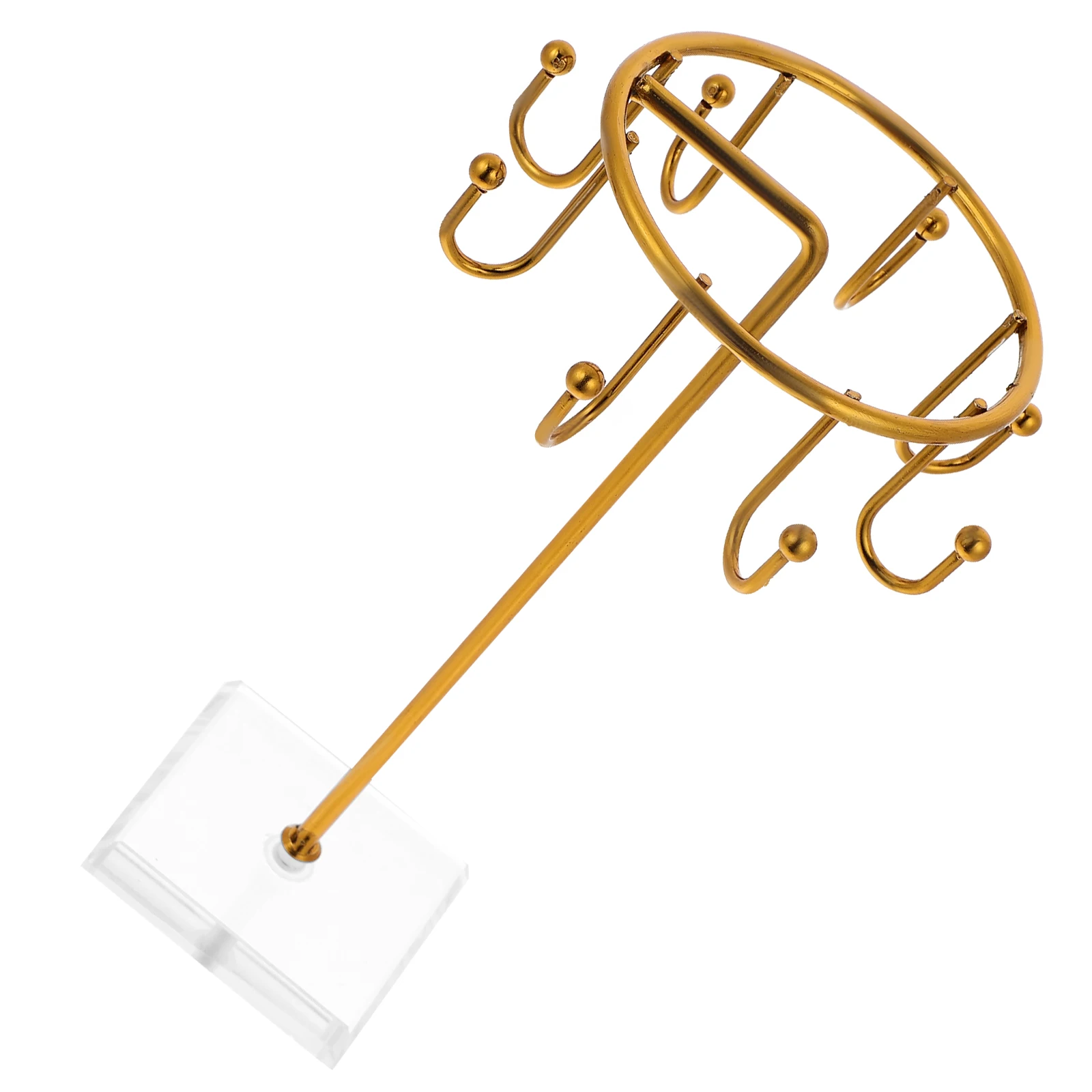 

Iron Jewelry Rack Necklace Earrings Display T shaped Gold Holder Bedroom Dressing Table Umbrella Bracelet Storage ganizer