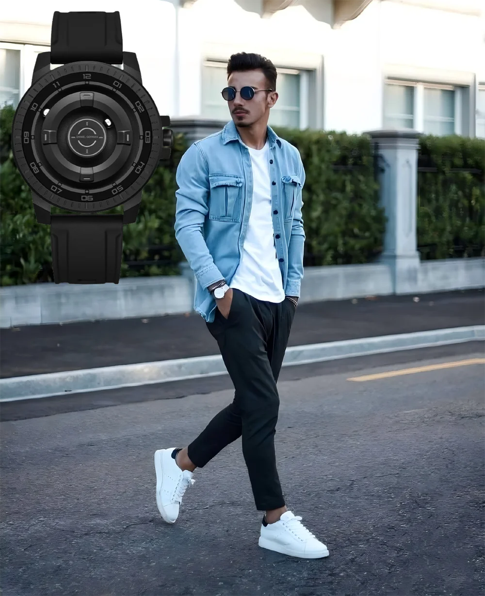 

Youth Concept Minimalist Creative Unisex Watch Simple Personality Fashion Trend for Male Female Students Reloj Para Mujer