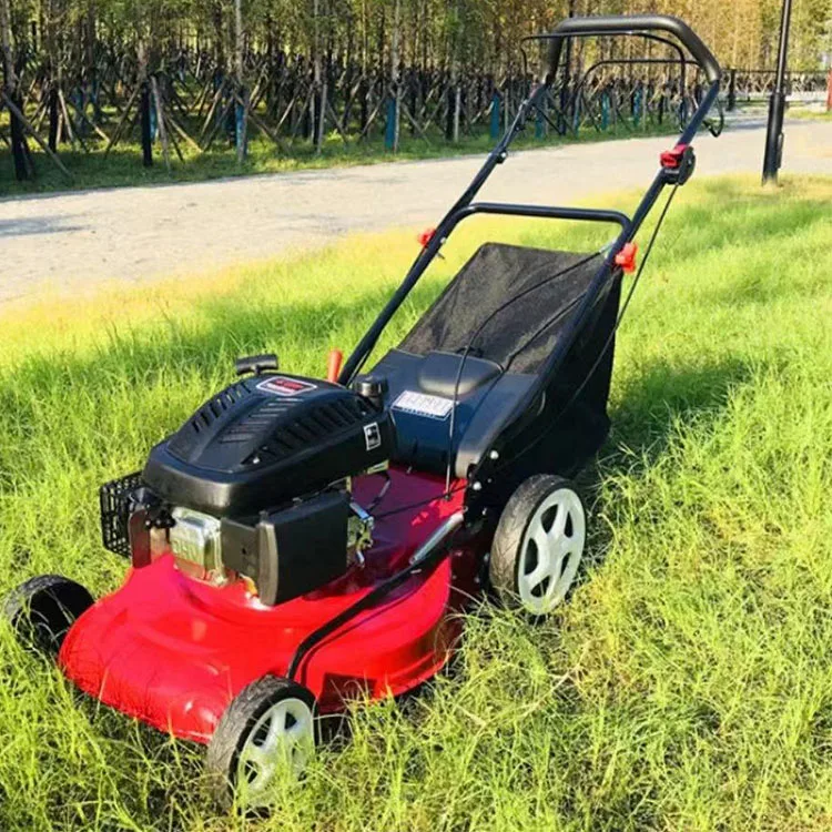 Hand-Pushed Lawn Mowers Home Use Small Fuel Mower