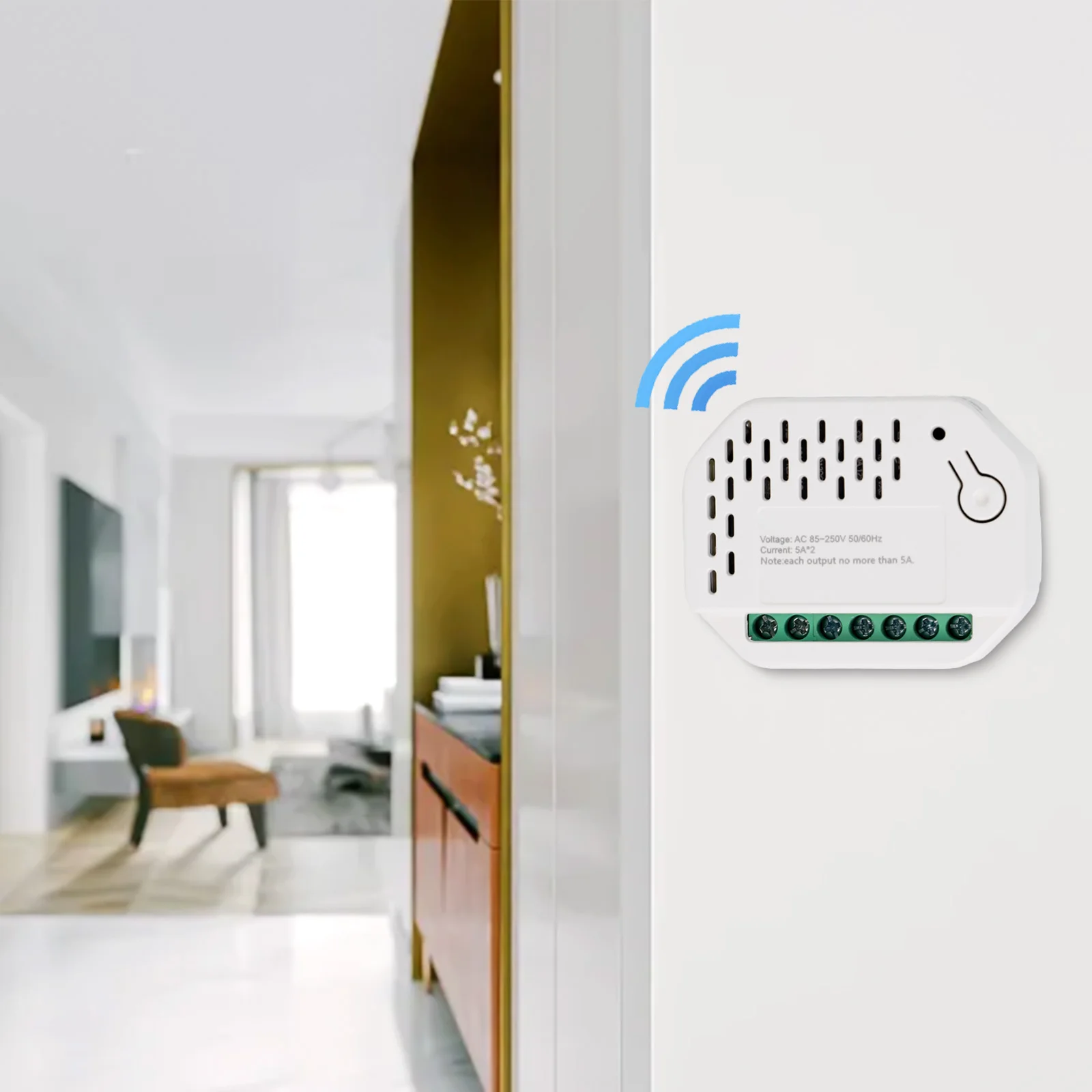 For ZigBee Compatible Smart Switch Module for HomeKit and For Tuya Compact and Easy Setup for Smart Home Systems