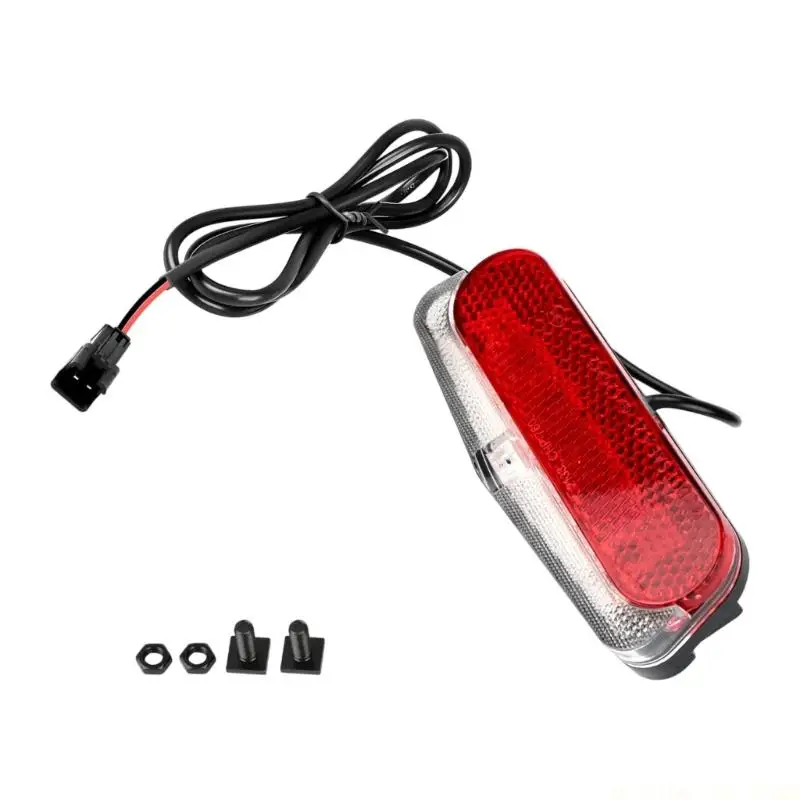 

J0MA Universal Energy Saving Shockproof 36V 48V LED Tail Light For Bicycles And Electric Bike With High Brightness ABS Material