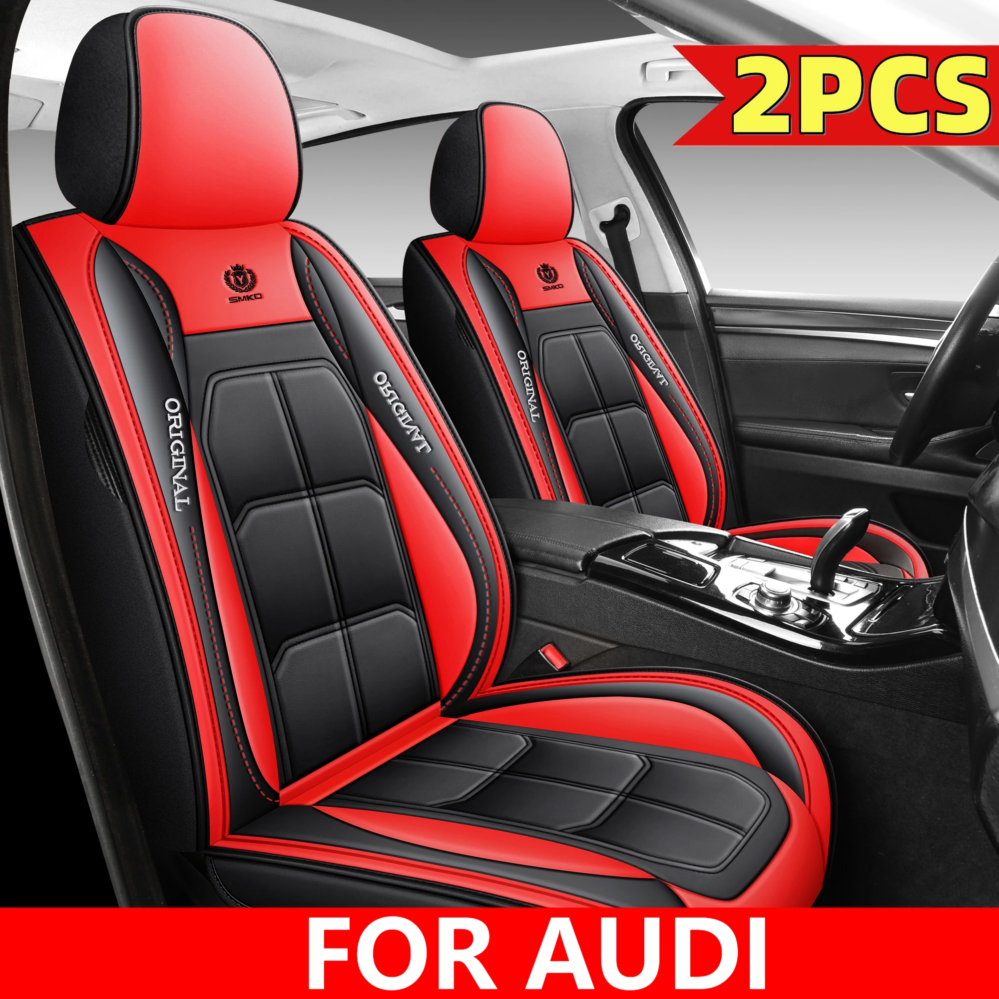 

FOR AUDI Q3 2015-2024 Car seat covers, muscle seat covers, fully covered artificial leather, waterproof, wear-resistant and soft
