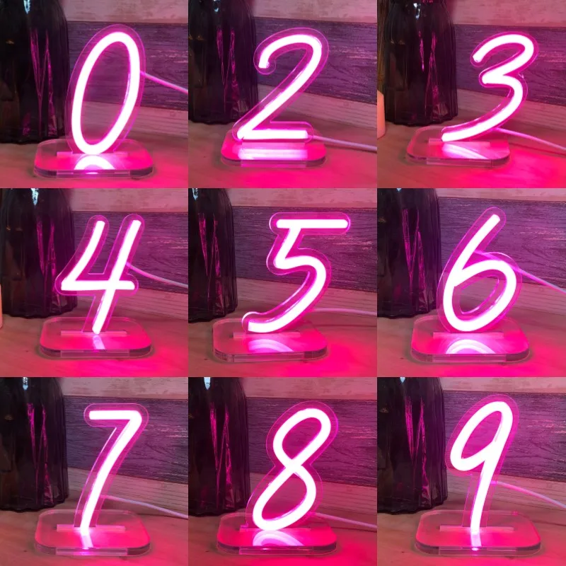 neon night light with number adequado para quarto casa cafe aniversario aniversario festa mesa decorativa desk lamp 01