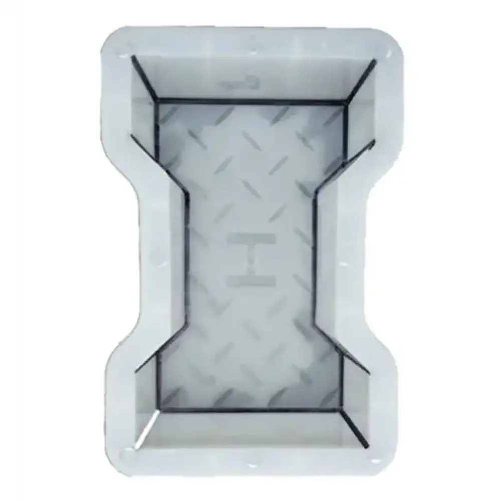 1Pcs 22x13.5cm Paving Brick Mould H Shape Plastic Concrete Path Maker Mold Reusable DIY Walk Maker For Lawn Patio Yard Garden view 4