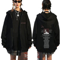 Singer Mitski The Land Is Inhospitable Bury Me At Makeout Creek North American Tour Zipper Hoodie Men Women Trend Zip Up Jacket