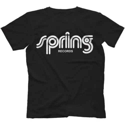 Spring Records T-Shirt 100% Cotton Millie Jackson Joe Simon Jocelyn Brown