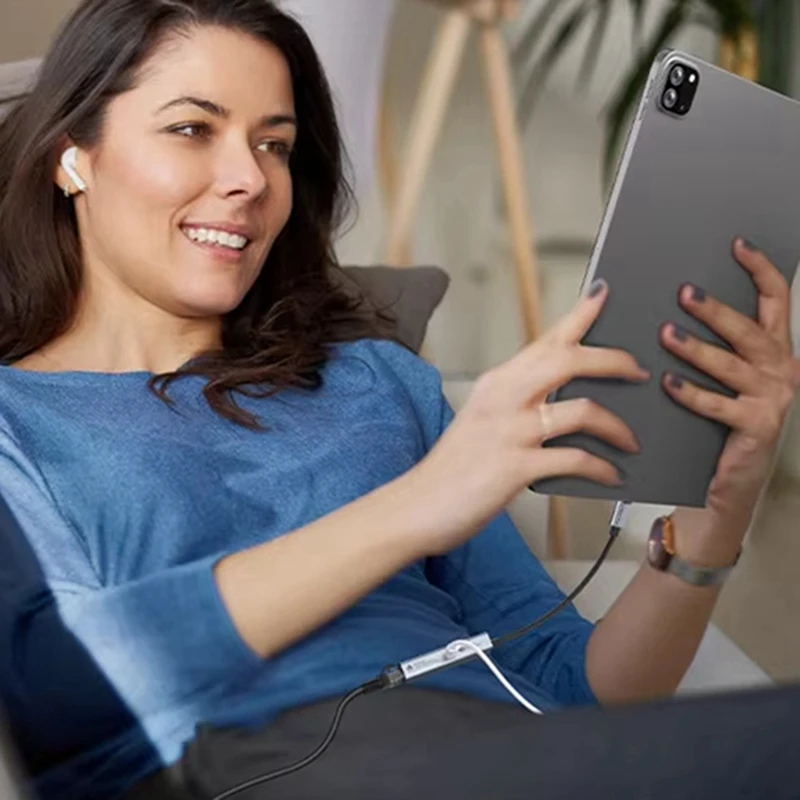 EF-2 In 1 USB C Network Card With PD 60W Fast Charging Port 1000Mbps Type C To Ethernet RJ45 Lan Gigabit Adapter For PC