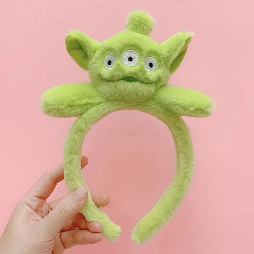 Disney Cartoon Ears Toy Story fasce donna Cute Alien Hairbands Girl peluche Doll accessori per capelli festa per bambini regalo Cosplay di natale