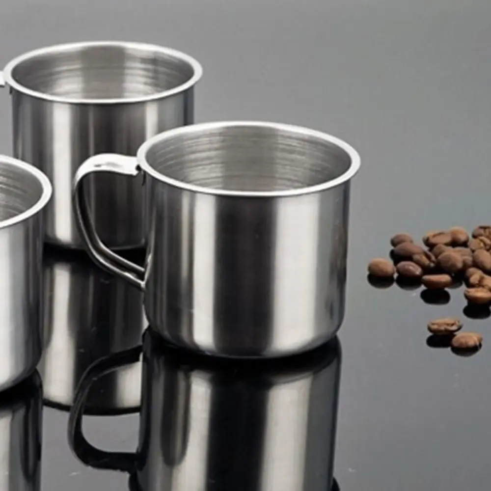 200ml Tea Metal Drinking Travel Coffee Mug Camping Portable Cup Stainless Steel