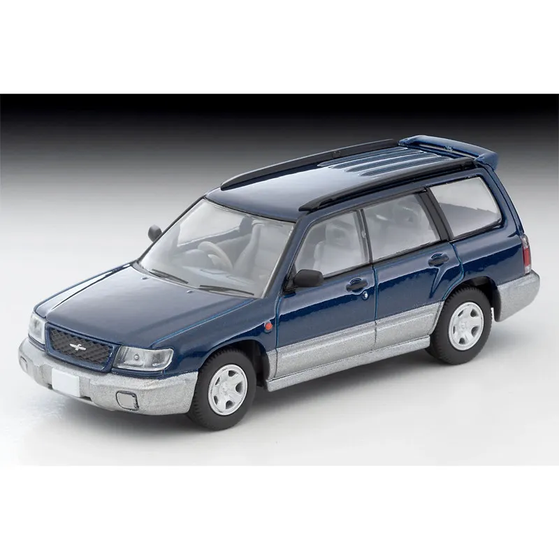 Original Tomytec Tomica Limited Vintage TLV-N328a Subaru Forester C/20 1997 Navy 1/64 Diecast Model Car Collectible Gift
