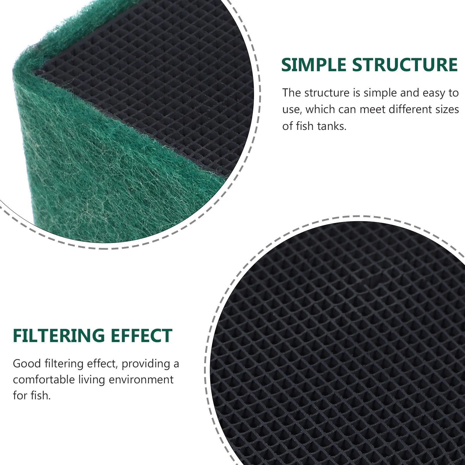 

2pcs Aquarium Cubes Reusable Fish Tank Filter Media Compact Small Filter Cube For Home Aquarium Filtering System Supply