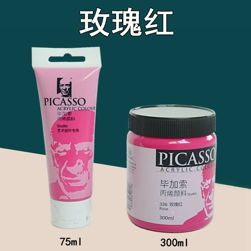 PHOENIX PICASSO Acrylverf 75 ml/300 ml Enkele Kleur Kunstenaar Pigment Steen Stof Glas Metallic Keramiek Schilderen Art levert