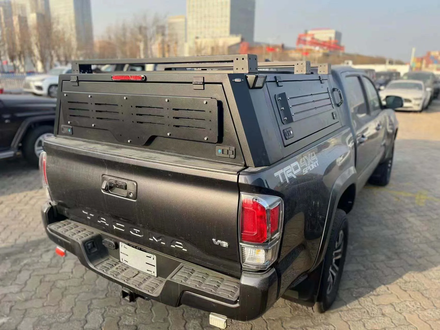 Pickup Car Accessories Aluminum Alloy Truck Bed Rack System Hardtop Top Canopies Canopy for Toyota