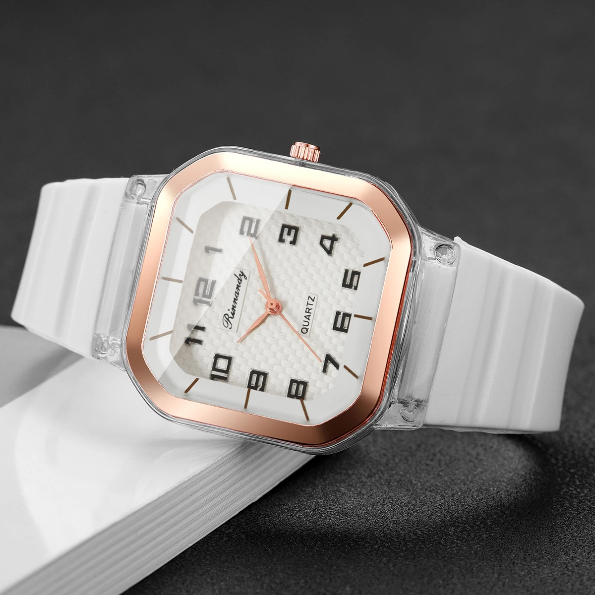 5 SZTUK Modny Zegarek Damski z – Silicone Band Women recenzja i cena