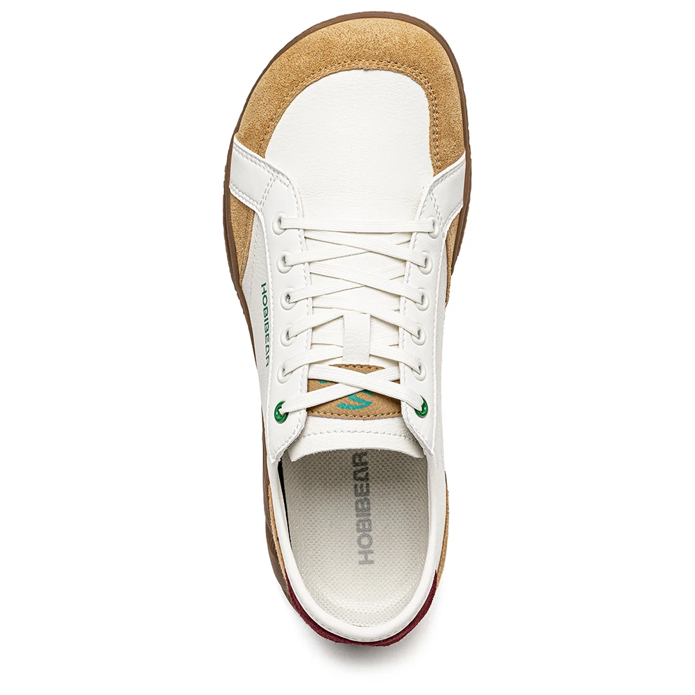 HOBIBEAR Barfußschuhe für Damen und Herren, breiter Zehenbereich, leichte Turnschuhe, lässige, farblich abgesetzte Wanderschuhe aus Kunstleder – Detail 14